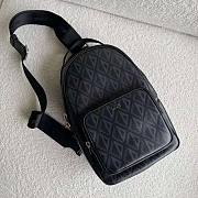 Dior Men Mini Rider Backpack Black Size 21 x 32 x 10 cm  - 2