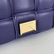 Bottega Veneta Chain Cassette Padded Intrecciato Leather Purple Size 18 x 26 x 8 cm - 3