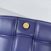 Bottega Veneta Chain Cassette Padded Intrecciato Leather Purple Size 18 x 26 x 8 cm - 6