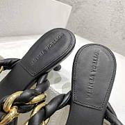 Bottega Veneta Dot Black/White/Brown Sandals - 5