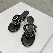 Bottega Veneta Dot Black/White/Brown Sandals - 4
