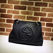 Gucci Soho Bag GG Black Leather Size 38 x 27 x 14 cm - 1