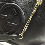 Gucci Soho Bag GG Black Leather Size 38 x 27 x 14 cm - 2