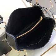 Celine Medium Annabel Supple Calfskin Black Bag Size 36.5 x 28.5 x 10 cm - 5
