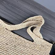 Loewe Paula's Ibiza Slit Raffia Tote Bag Size 30 x 8 x 30 cm - 3