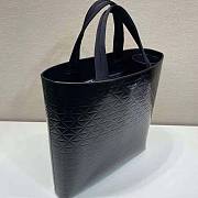 Prada Men Brushed Leather Tote Bag Size 38 x 36 x 6 cm - 4
