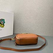 Prada Odette Leather Brown Bag Size 13 x 18.5 x 6.5 cm - 6