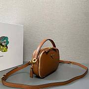 Prada Odette Leather Brown Bag Size 13 x 18.5 x 6.5 cm - 3