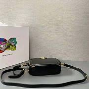 Prada Odette Leather Black Bag Size 13 x 18.5 x 6.5 cm - 4