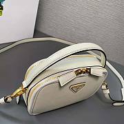 Prada Odette Leather White Bag Size 13 x 18.5 x 6.5 cm - 5