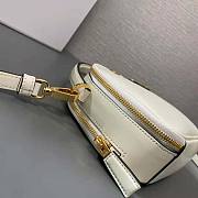 Prada Odette Leather White Bag Size 13 x 18.5 x 6.5 cm - 4
