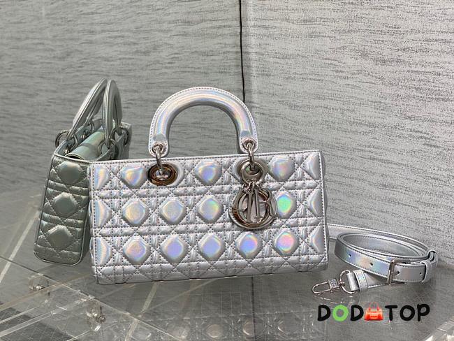 Dior Lady D-Joy Bag Silver Size 26 x 6 x 14 cm - 1