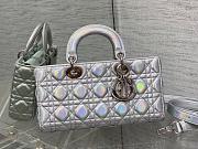 Dior Lady D-Joy Bag Silver Size 26 x 6 x 14 cm - 5