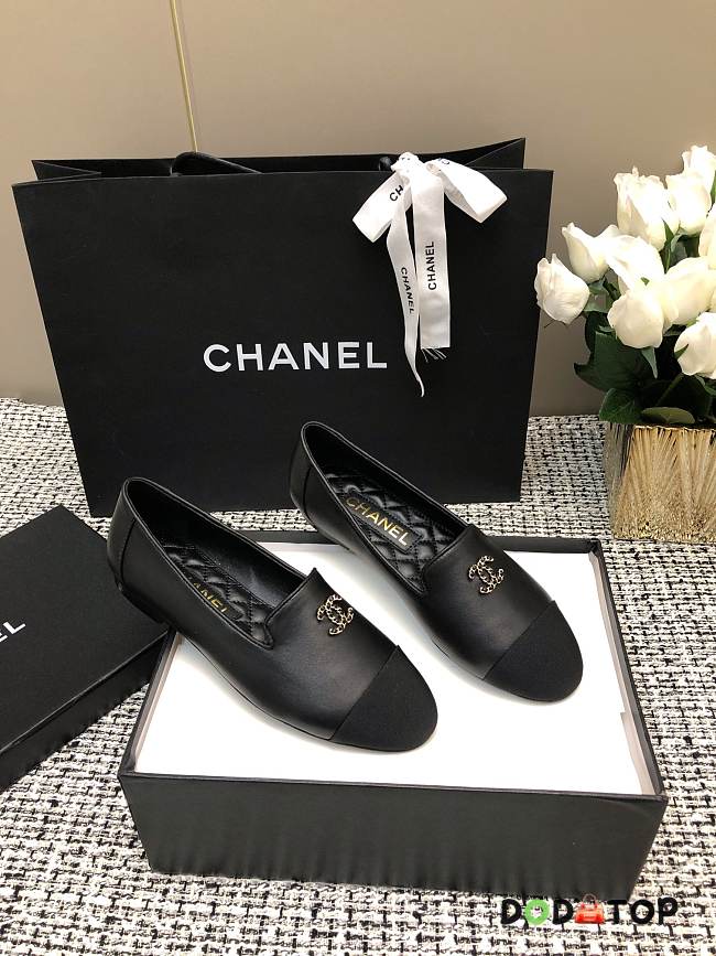 Chanel Moccasins Sandals Black - 1