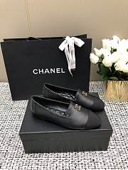 Chanel Moccasins Sandals Black - 6