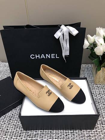 Chanel Moccasins Sandals Beige