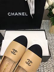 Chanel Moccasins Sandals Beige - 5