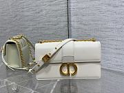 Dior 30 Montaigne Bag White Size 21 x 6 x 12 cm - 4