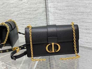 Dior 30 Montaigne Bag Black Size 21 x 6 x 12 cm
