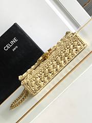 Celine Chain Shoulder Bag Triomphe Size 20.5 x 10.5 x 4 cm - 4