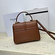 Celine Small 16 Bag in Natural Calfskin Brown Size 23 x 19 x 10.5 cm - 5