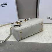 Celine Small 16 Bag in Natural Calfskin White Size 23 x 19 x 10.5 cm - 5
