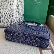 Goyard Saint Martin Blue Bag Size 34.5 × 16 × 9.5 cm - 3