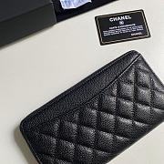 Chanel Long Zipper Wallet Black Size 10.5 x 19 x 3 cm  - 3