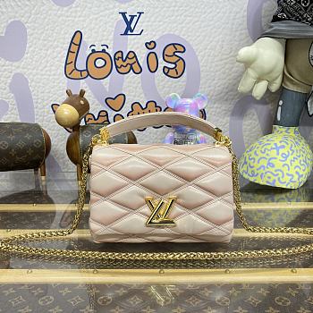 Louis Vuitton LV GO-14 MM Malletage M23568 Apricot Size 23 x 16 x 10 cm