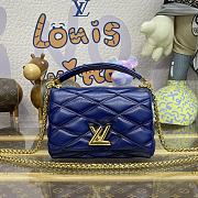 Louis Vuitton LV GO-14 MM Malletage M23682 Dark Blue Size 23 x 16 x 10 cm - 1