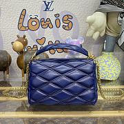 Louis Vuitton LV GO-14 MM Malletage M23682 Dark Blue Size 23 x 16 x 10 cm - 5