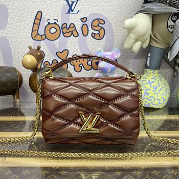 Louis Vuitton LV GO-14 MM Malletage M23601 Caramel Size 23 x 16 x 10 cm