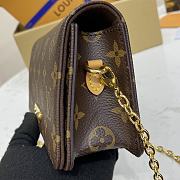 Louis Vuitton LV M82509 Wallet On Chain Lily Size 20.5 x 10 x 3.5 cm - 6