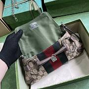 Gucci Horsebit Chain Medium Shoulder Bag Size 27 x 11.5 x 5 cm - 4