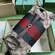 Gucci Horsebit Chain Medium Shoulder Bag Size 27 x 11.5 x 5 cm - 3