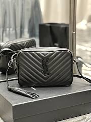 YSL Camera Lou In Quilted Leather Black Size 23 x 16 x 6 cm - 1