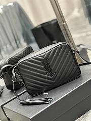 YSL Camera Lou In Quilted Leather Black Size 23 x 16 x 6 cm - 4