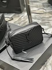YSL Camera Lou In Quilted Leather Black Size 23 x 16 x 6 cm - 2