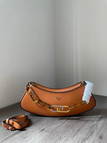 Fendi O’lock Brown Bag Size 32 x 11 x 5 cm