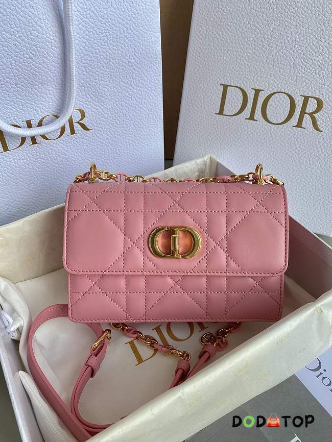 Dior Miss Caro Mini Bag Pink Size 19 x 13 x 5.5 cm - 1