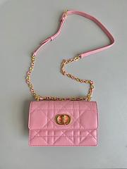 Dior Miss Caro Mini Bag Pink Size 19 x 13 x 5.5 cm - 5