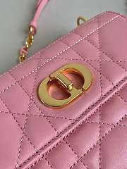 Dior Miss Caro Mini Bag Pink Size 19 x 13 x 5.5 cm - 3