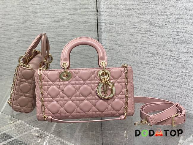 Dior D-joy Shoulder Strap Pink Size 26 x 6 x 14 cm - 1