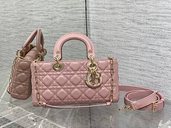 Dior D-joy Shoulder Strap Pink Size 26 x 6 x 14 cm