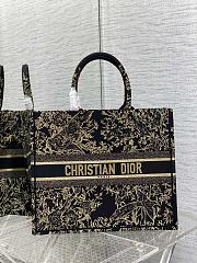 Dior Large Book Tote ‘Black Dior Jardin D’hiver Cotton’ Size 42 x 18 x 35 cm - 1