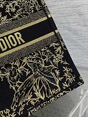 Dior Large Book Tote ‘Black Dior Jardin D’hiver Cotton’ Size 42 x 18 x 35 cm - 5