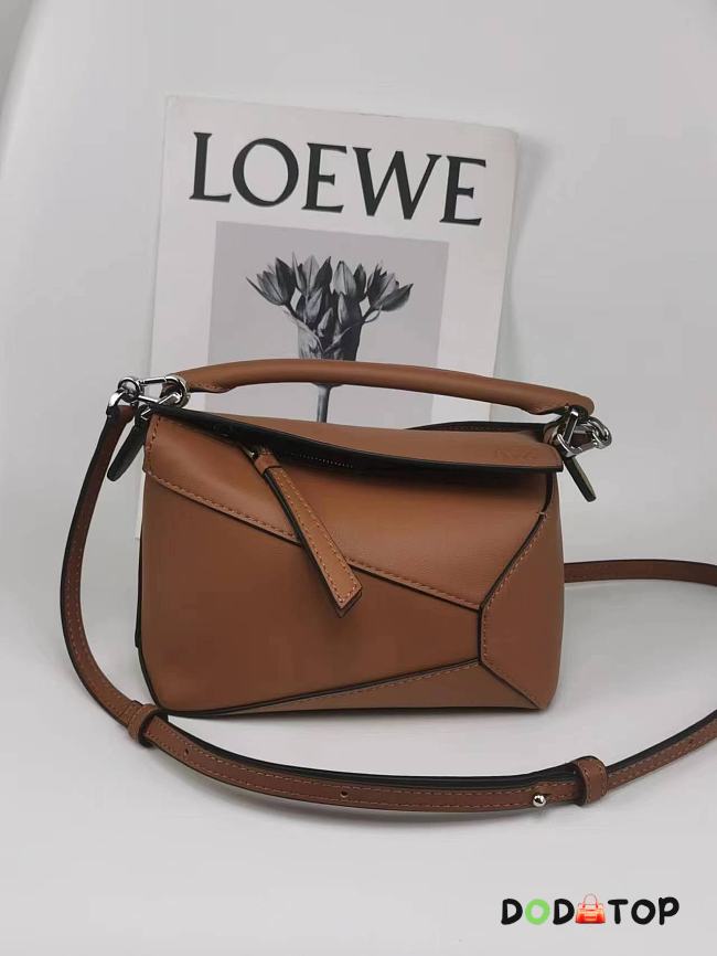 Loewe Mini Puzzle Brown Size 18 x 12.5 x 8 cm - 1