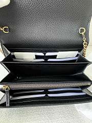 Gucci Black Marmont Chain Sling WOC Bag Size 20 x 14 x 4.5 cm - 2