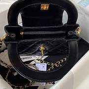 Chanel Kelly Black Bag Size 22 cm - 5