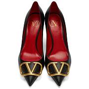 Valentino Garavani Black Vlogo 8 cm Heels  - 1